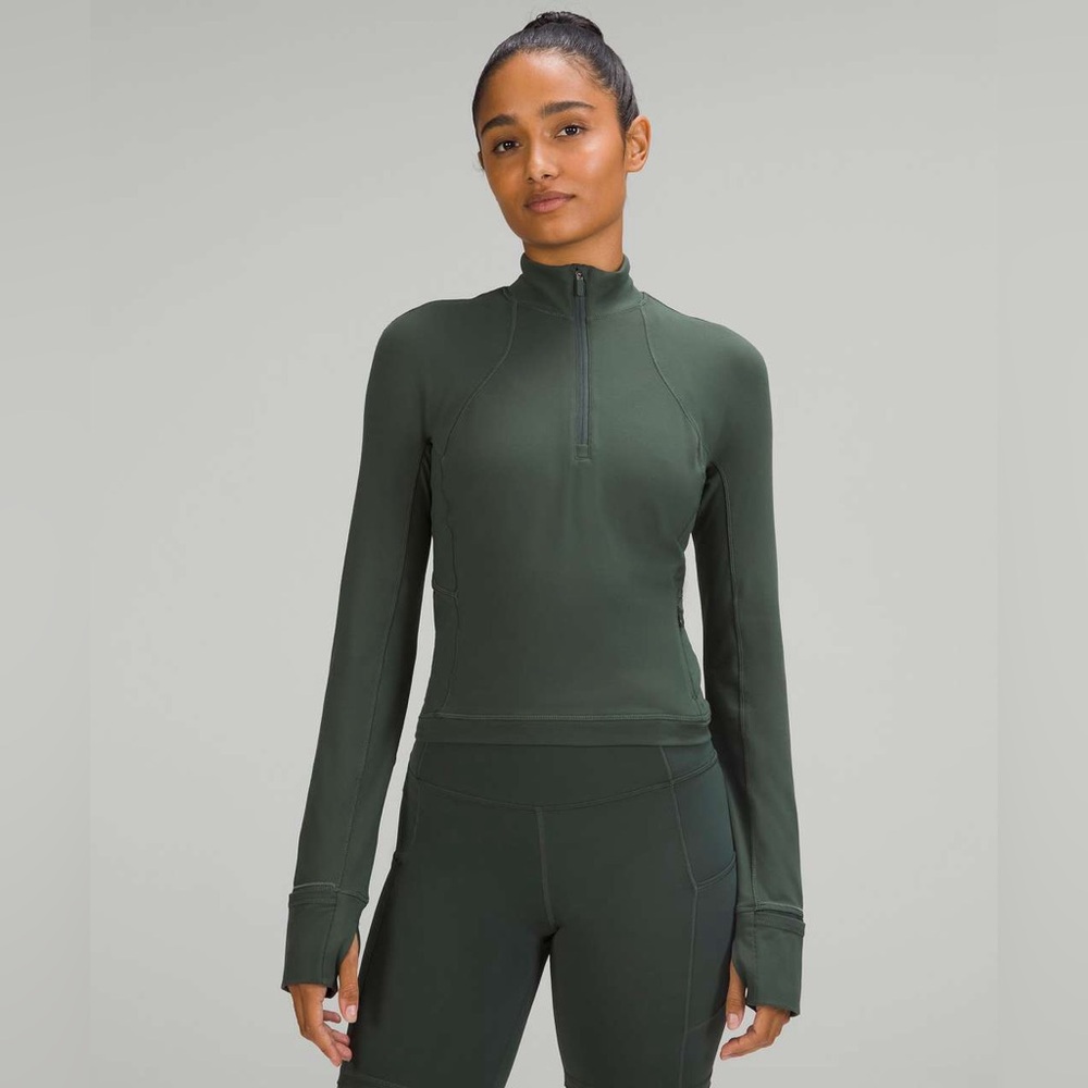 Lululemon It’s Rulu Run Cropped Half Zip